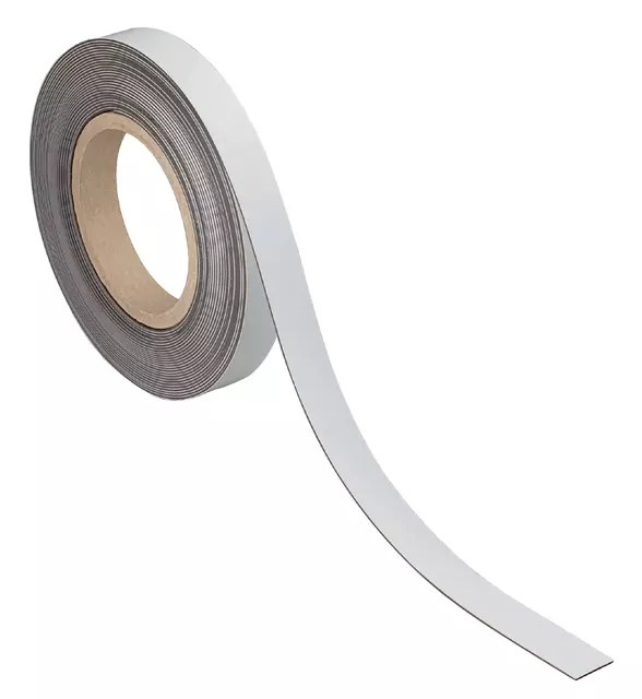 Een Magneetband MAUL beschrijf- wisbaar 10mx20mmx1mm wit koop je bij Clippz! Office Supplies