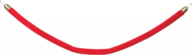 Een Afzetkoord Securit 150cm rood met goudkleurige knop koop je bij Supply Mij