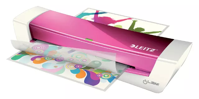 Een Plastifieuse Leitz iLAM Home Office A4 rose koop je bij QuickOffice BV