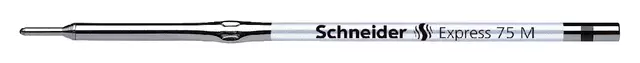 Een Balpenvulling Schneider 75 Express medium zwart koop je bij All Office Kuipers BV