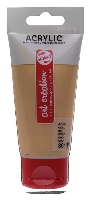 Een Acrylverf TAC 801 goud tube 75ml koop je bij Egner kantoorspecialisten