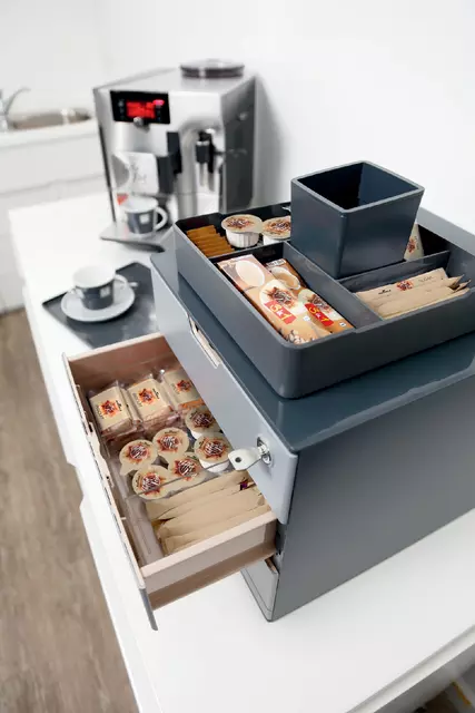 Een Coffee Box Durable 3385-58 anthracite-gris clair koop je bij QuickOffice BV