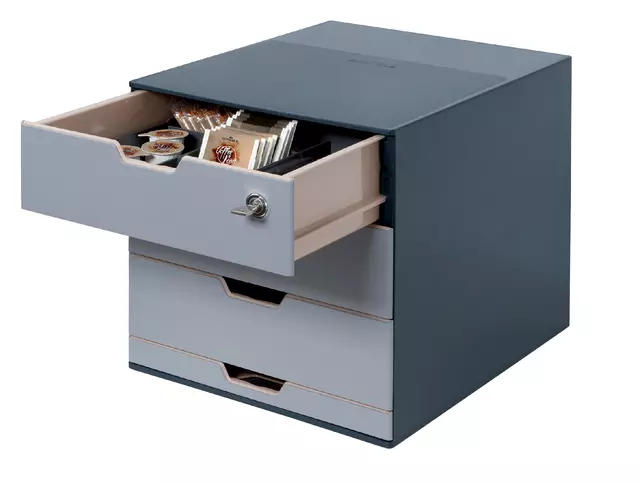 Een Coffee Point Box Durable 3385-58 antraciet-lichtgrijs koop je bij Romijn Office Supply