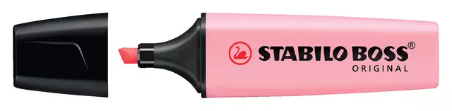 Een Markeerstift STABILO BOSS Original 70/129 pastel roze koop je bij De Joma BV