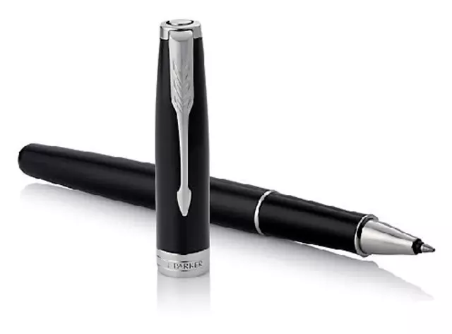 Een Rollerpen Parker Sonnet black lacquer CT F koop je bij De Rijk Kantoorshop