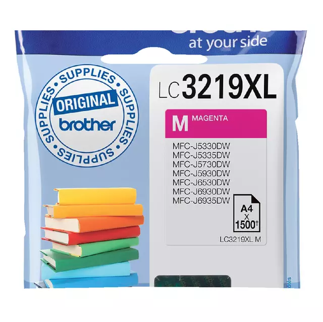 Een Inktcartridge Brother LC-3219XLM rood koop je bij Supply Mij