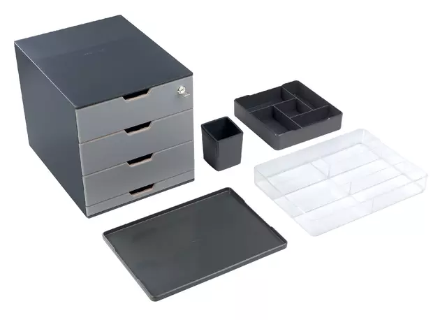 Een Coffee Box Durable 3385-58 anthracite-gris clair koop je bij QuickOffice BV