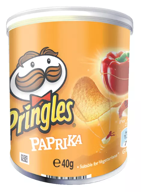 Een Chips pringles paprika 40 gram koop je bij De Joma BV
