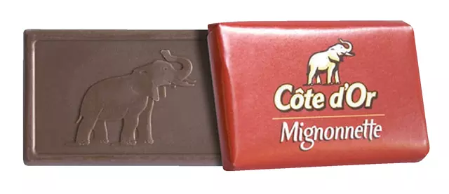 Een Chocolade Cote d'Or mignonnette melk 120x10 gram koop je bij De Joma BV