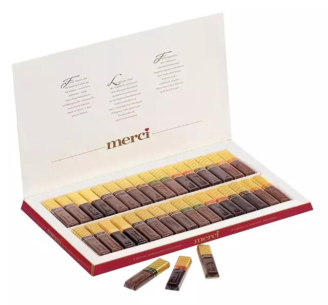 Een Chocolade Merci finest selection 400gr koop je bij Kantorice office & business supplies