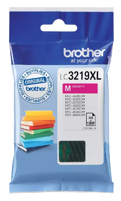 Buy your Inktcartridge Brother LC-3219XLM rood at QuickOffice BV