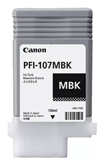 Een Inktcartridge Canon PFI-107 mat zwart koop je bij All Office Kuipers BV