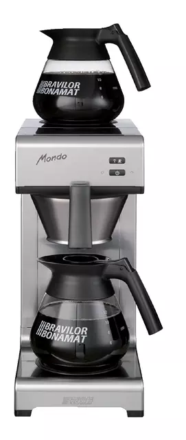 Een Koffiezetapparaat Bravilor Mondo inclusief 2 glazen kannen koop je bij De Joma BV