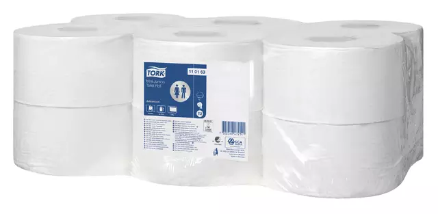 Een Toiletpapier Tork T2 Universal 1-laags 240mtr wit 110163 koop je bij Sysdicom BV