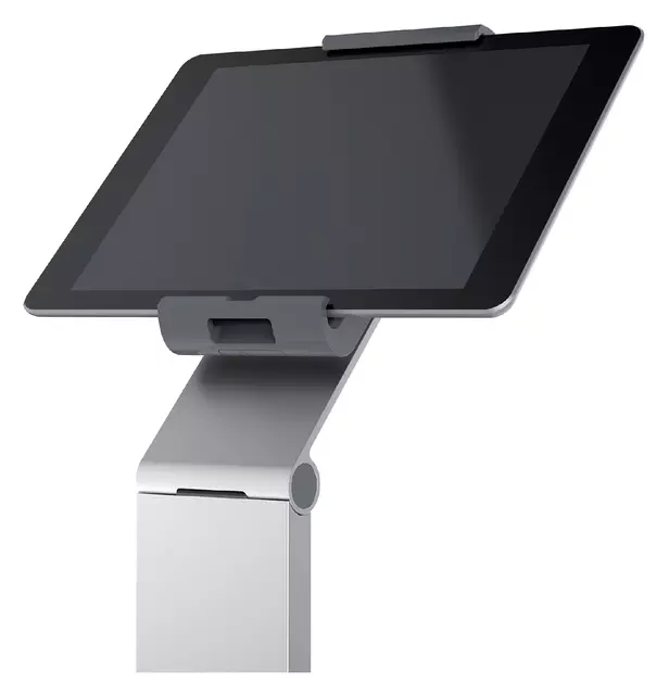 Een Tablethouder Durable staand voor op de vloer koop je bij QuickOffice BV