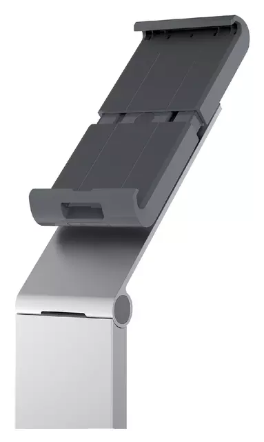 Een Tablethouder Durable staand voor op de vloer koop je bij QuickOffice BV