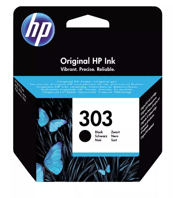 Een Inktcartridge HP T6N02AE 303 zwart koop je bij All Office Kuipers BV