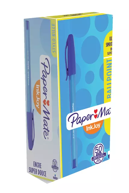 Een Balpen Paper Mate Inkjoy 100 medium blauw koop je bij Romijn Office Supply