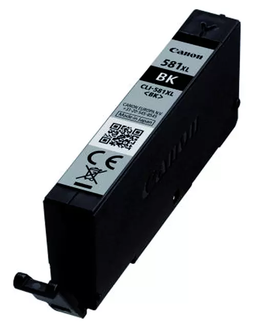 Een Inktcartridge Canon CLI-581XL zwart koop je bij All Office Kuipers BV