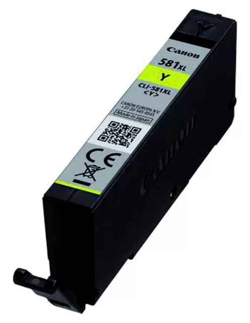 Een Inktcartridge Canon CLI-581XL geel koop je bij All Office Kuipers BV