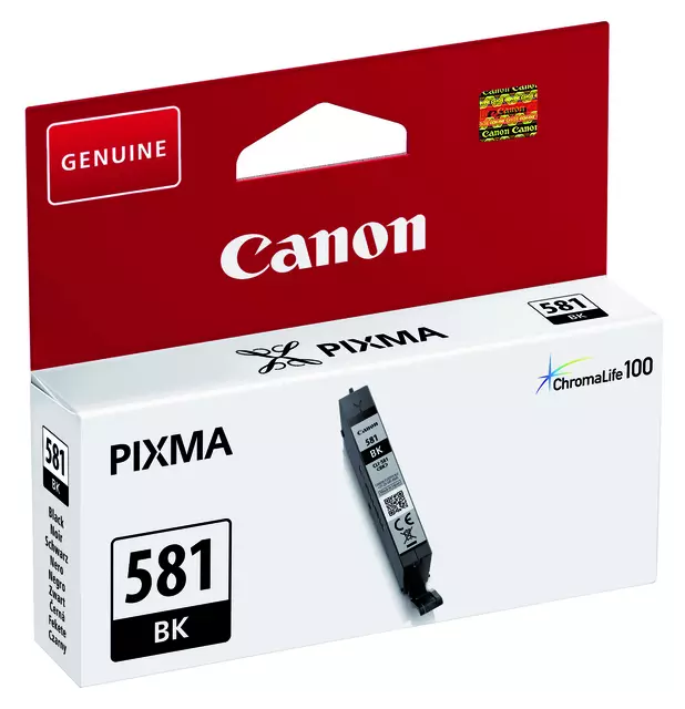 Een Inktcartridge Canon CLI-581 zwart koop je bij All Office Kuipers BV