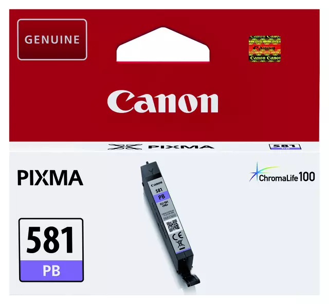 Inktcartridge Canon CLI-581 foto blauw