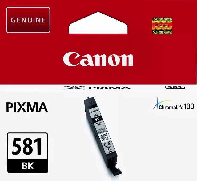 Een Inktcartridge Canon CLI-581 zwart koop je bij All Office Kuipers BV