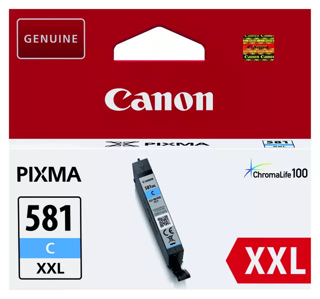 Een Inktcartridge Canon CLI-581XXL blauw koop je bij De Joma BV