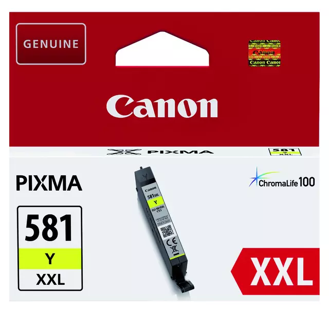 Buy your Inktcartridge Canon CLI-581XXL geel at QuickOffice BV