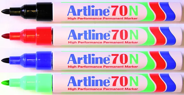 Een Viltstift Artline 70 rond 1.5mm zwart koop je bij iPlusoffice