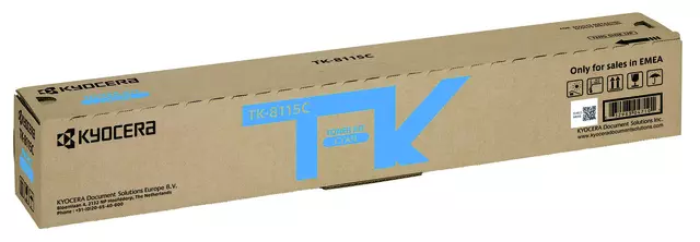 Een Toner Kyocera TK-8115C blauw koop je bij Supply Mij