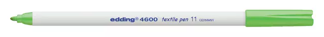 Een Viltstift edding 4600 textiel rond 1mm lichtgroen koop je bij Egner kantoorspecialisten