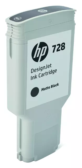 Een Inktcartridge HP F9J68A 728 mat zwart koop je bij All Office Kuipers BV