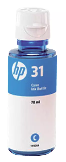 Een Navulinkt HP 1VU26AE 31 blauw koop je bij All Office Kuipers BV
