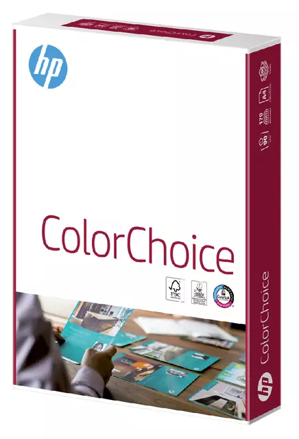 Een Kleurenlaserpapier HP Color Choice A4 100gr wit 500vel koop je bij iPlusoffice