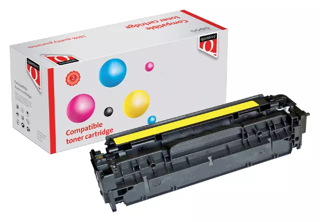 Een Tonercartridge Quantore HP CC532A 304A geel koop je bij Egner kantoorspecialisten