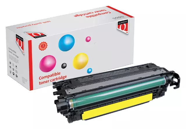 Een Tonercartridge Quantore alternatief tbv HP CE252A 504A geel koop je bij van Kerkvoorde & Hollander B.V.