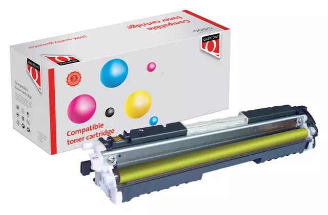 Een Tonercartridge Quantore alternatief tbv HP CF352A 130A geel koop je bij De Rijk Kantoorshop