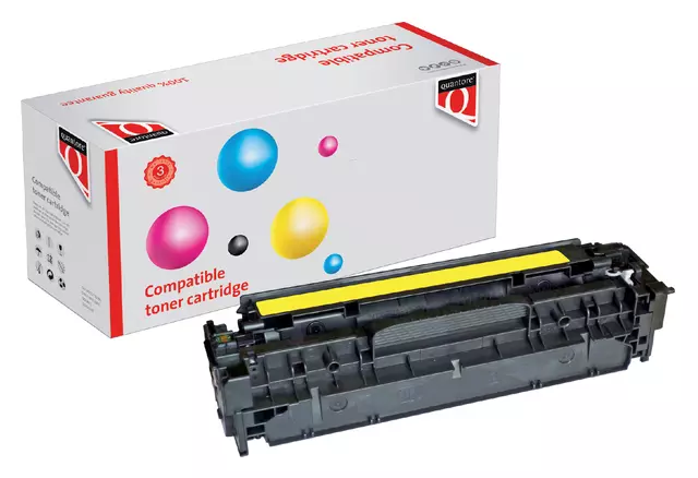 Een Tonercartridge Quantore alternatief tbv HP CF382A geel koop je bij iPlusoffice