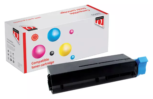 Een Toner Quantore alternatief tbv Oki 44574702 zwart koop je bij Clippz! Office Supplies