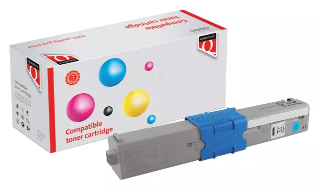 Een Toner Quantore alternatief tbv Oki 44469724 blauw koop je bij Company Supplies