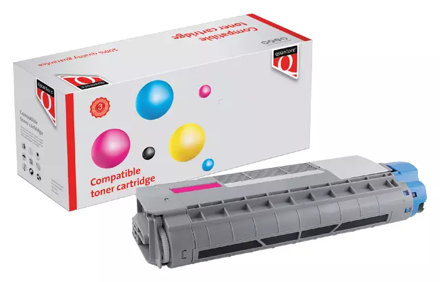 Een Toner Quantore alternatief tbv Oki 44315306 rood koop je bij De Joma BV