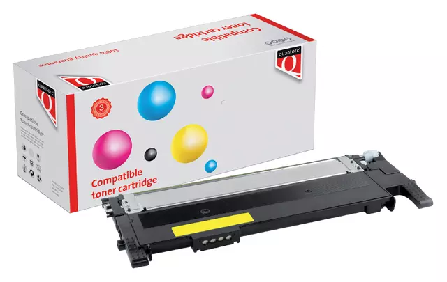 Een Tonercartridge Quantore alternatief tbv Samsung CLT-Y406S geel koop je bij QuickOffice BV