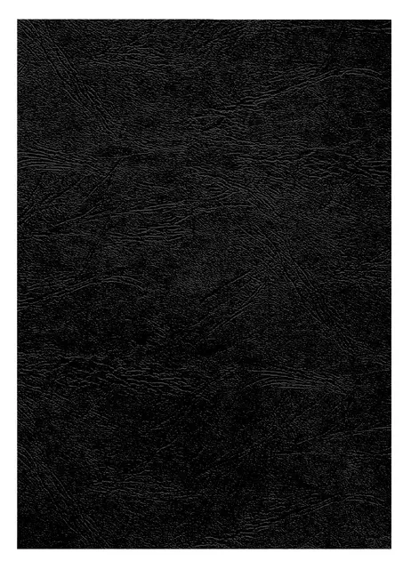 Een Voorblad Fellowes A4 lederlook zwart 25stuks koop je bij De Joma BV