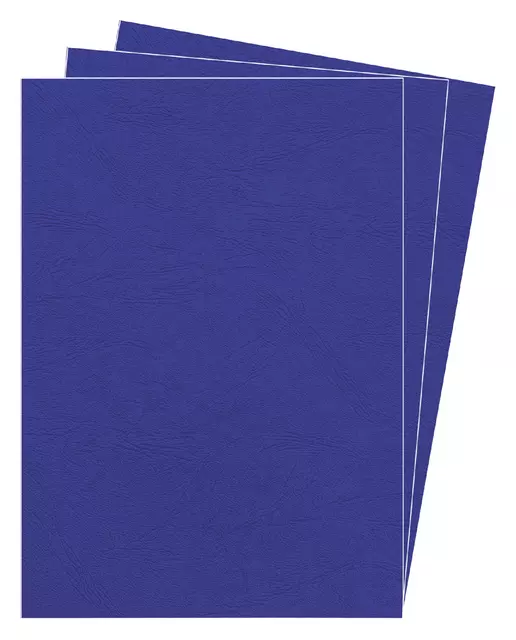 Een Voorblad Fellowes A4 lederlook royal blauw 25stuks koop je bij De Joma BV