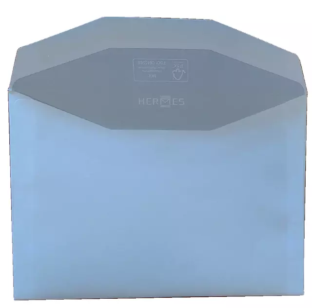 Een Envelop Hermes bank C6 114x162mm gegomd wit doos à 500 stuks koop je bij De Joma BV