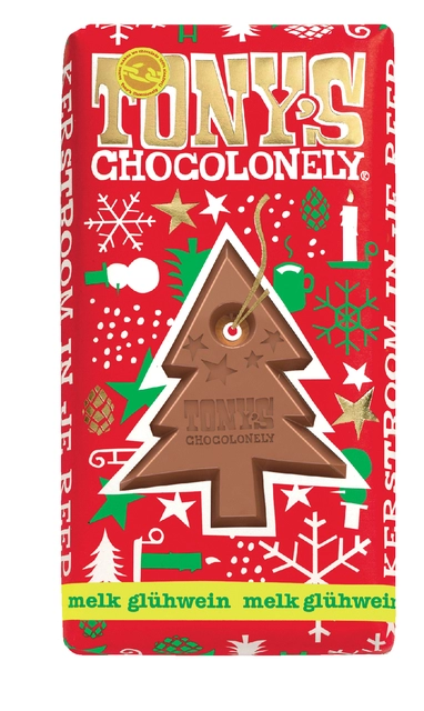 Een Chocolade Tony's Chocolonely melk Glühwein 180gr koop je bij iPlusoffice