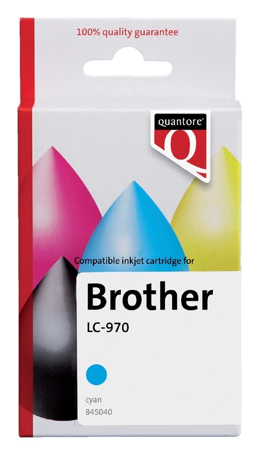 Een Inktcartridge Quantore alternatief tbv Brother LC-970 blauw koop je bij Avoux