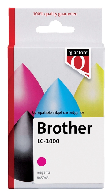 Een Inktcartridge Quantore alternatief tbv Brother LC-1000 rood koop je bij van Kerkvoorde & Hollander B.V.