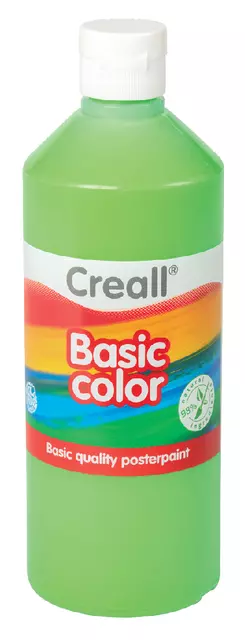 Een Plakkaatverf Creall basic lichtgroen 500ml koop je bij Sysdicom BV